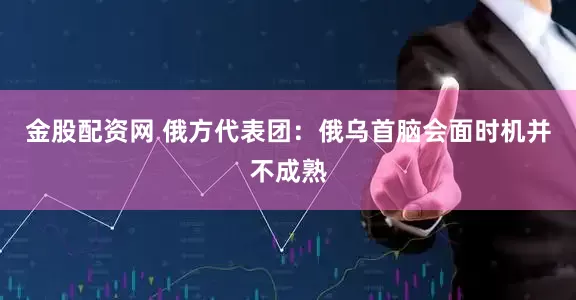 金股配资网 俄方代表团：俄乌首脑会面时机并不成熟