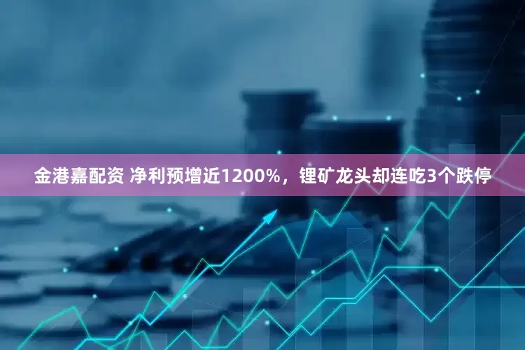 金港嘉配资 净利预增近1200%，锂矿龙头却连吃3个跌停